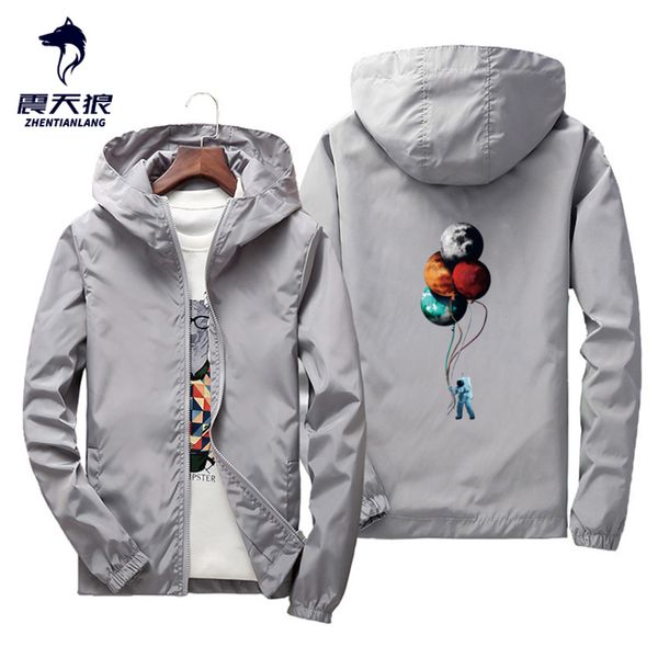 jacket men 2020 astronaut space travel hooded coats spring autumn thin jacket zipper men fashion hooded jackets, Black;brown
jacket men 2020 astronaut space travel hooded coats spring autumn thin jacket zipper men fashion hooded jackets, Black;brown