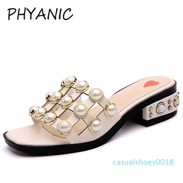 phyanic 2018 woman sandals string bead fashion square toe slippers summer beach flats slip on women shoes creepers c18, Black
phyanic 2018 woman sandals string bead fashion square toe slippers summer beach flats slip on women shoes creepers c18, Black