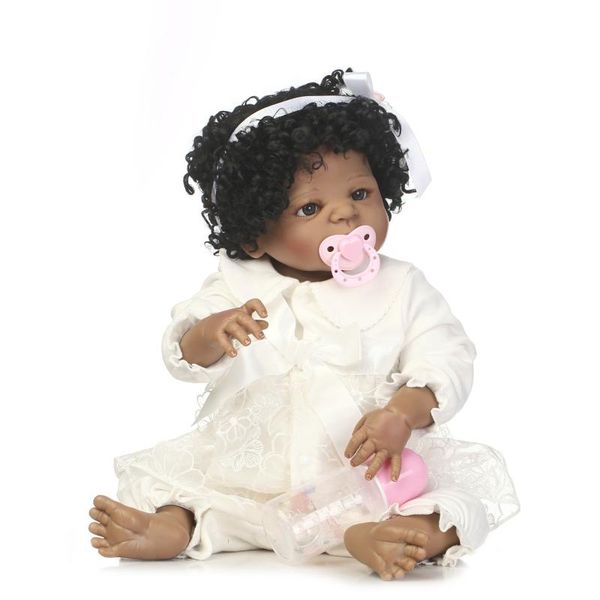 bebe reborn reborn black girl doll full vinyl doll with fashion hair style toys for children on birthday
bebe reborn reborn black girl doll full vinyl doll with fashion hair style toys for children on birthday