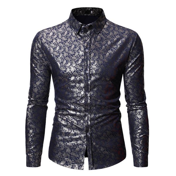 mens fashion paisley button down dress shirts 2020 brand slim fit long sleeve shirt men business casual shirt camisa masculina, White;black
mens fashion paisley button down dress shirts 2020 brand slim fit long sleeve shirt men business casual shirt camisa masculina, White;black