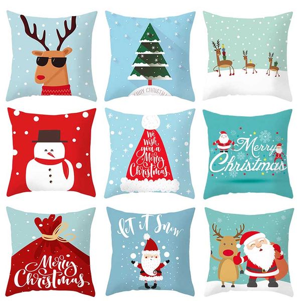 1pc 45*45cm christmas cushion cover christmas decorative pillow case throw pillow cover decorations for home 2020
1pc 45*45cm christmas cushion cover christmas decorative pillow case throw pillow cover decorations for home 2020