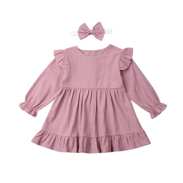 1-5t 2019 2pcs toddler kid baby girl spring autumn clothing cotton linen clothes ruffle long sleeve dress tutu casual dress, Red;yellow
1-5t 2019 2pcs toddler kid baby girl spring autumn clothing cotton linen clothes ruffle long sleeve dress tutu casual dress, Red;yellow