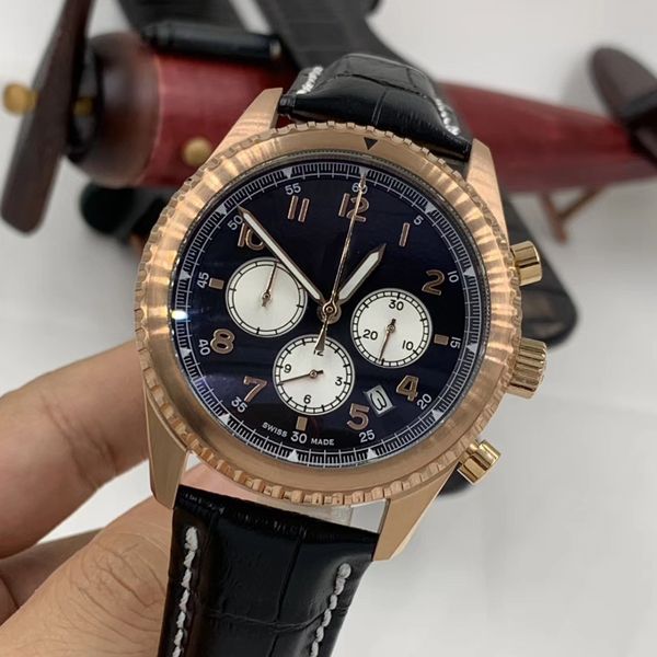 Breit хронограф кварцевый 46MM Диаметр Мужские часы Часы черный циферблат с тремя раб
Breit хронограф кварцевый 46MM Диаметр Мужские часы Часы черный циферблат с тремя раб