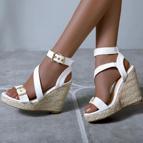 doratasia 2020 dropship big size 50 casual straw high heels belft buckles gladiator summer wedges sandals women shoes woman, Black
doratasia 2020 dropship big size 50 casual straw high heels belft buckles gladiator summer wedges sandals women shoes woman, Black