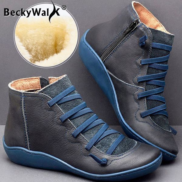 winter women's plush ankle boots women retro roma cross strappy punk boots flat warm fur ladies shoes woman botas mujer wsh3506, Black
winter women's plush ankle boots women retro roma cross strappy punk boots flat warm fur ladies shoes woman botas mujer wsh3506, Black
