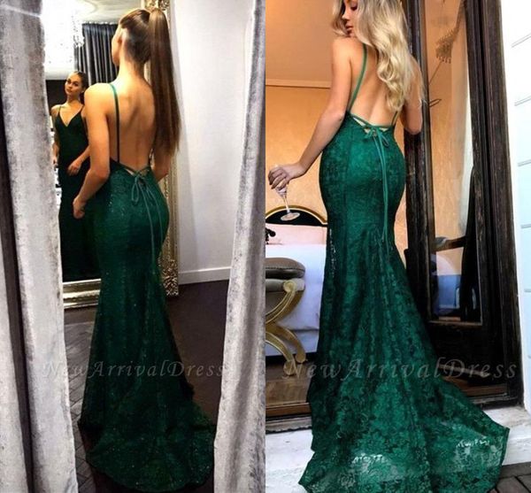dark green mermaid prom evening dress 2019 backless lace long formal party gown plus size pageant dress custom made bc1759, Black
dark green mermaid prom evening dress 2019 backless lace long formal party gown plus size pageant dress custom made bc1759, Black
