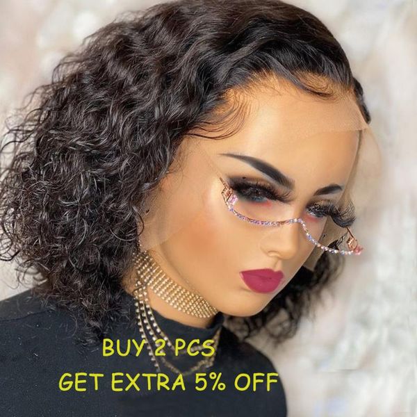 13x4 remy brazilian lace front human hair wigs for women 150% short curly bob natural black human hair wig middle ratio jko, Black;brown
13x4 remy brazilian lace front human hair wigs for women 150% short curly bob natural black human hair wig middle ratio jko, Black;brown