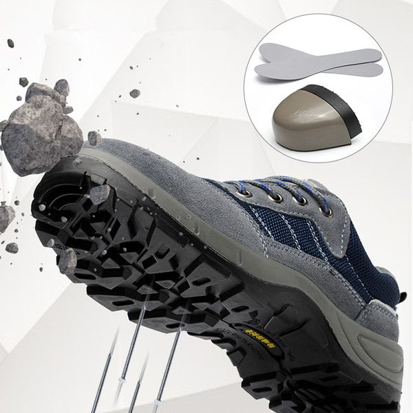 men steel toe work safety shoes breathable anti-smashing men shoes anti-puncture non-slip construction protective male footwear, Black
men steel toe work safety shoes breathable anti-smashing men shoes anti-puncture non-slip construction protective male footwear, Black