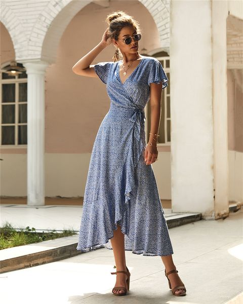 flora printed summer womens dresses short sleeve v neck knee length female clothing a line casual apparel, Black;gray
flora printed summer womens dresses short sleeve v neck knee length female clothing a line casual apparel, Black;gray