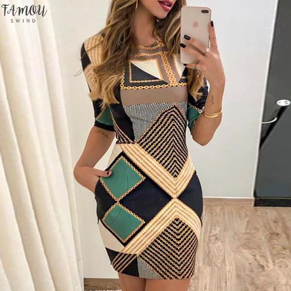 new elegant dress fashion print short-sleeved slim round neck dress ladies spring and autumn mini dress, Black;gray
new elegant dress fashion print short-sleeved slim round neck dress ladies spring and autumn mini dress, Black;gray