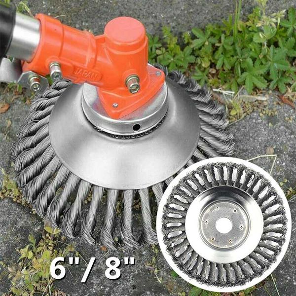 1pcs new 6/8 inch grass trimmer head steel wire trimming head rusting brush cutter mower wire weeding for lawn mower
1pcs new 6/8 inch grass trimmer head steel wire trimming head rusting brush cutter mower wire weeding for lawn mower