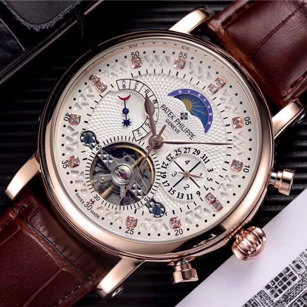 Fa hion luxury de igner wi watch leather tourbillon watch automatic men wri twatch men mechanical teel watche relogio ma culino clock
Fa hion luxury de igner wi watch leather tourbillon watch automatic men wri twatch men mechanical teel watche relogio ma culino clock