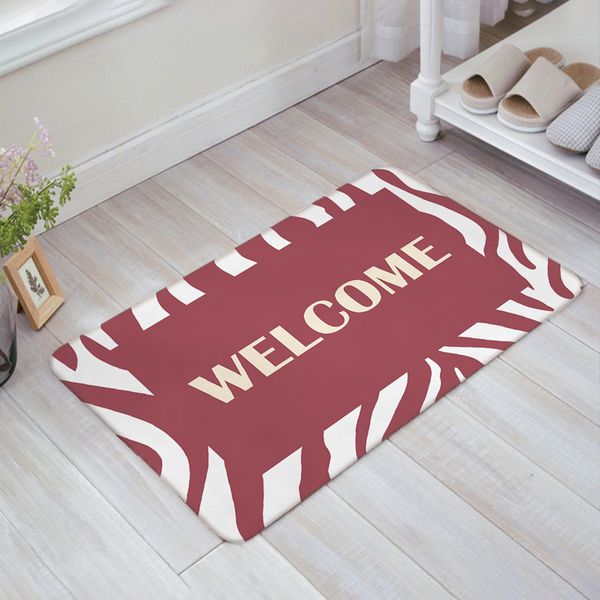 zebra texture welcome door mat entry way doormats with non slip backing bathroom kitchen decor rug mat welcome entrance rugs
zebra texture welcome door mat entry way doormats with non slip backing bathroom kitchen decor rug mat welcome entrance rugs