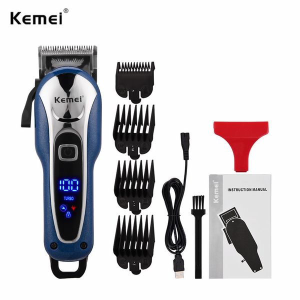 fashion 2020 salo kemei km-1995 lcd digital rechargeable hair clipper powerful razor hair trimmer cutting grooming cutter barber shaver cutt
fashion 2020 salo kemei km-1995 lcd digital rechargeable hair clipper powerful razor hair trimmer cutting grooming cutter barber shaver cutt