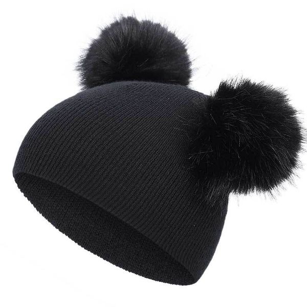 2019 autumn winter hats for children pompom beanie double hairball detachable knit caps pure color baby warm baby hat kids hats, Blue;gray
2019 autumn winter hats for children pompom beanie double hairball detachable knit caps pure color baby warm baby hat kids hats, Blue;gray