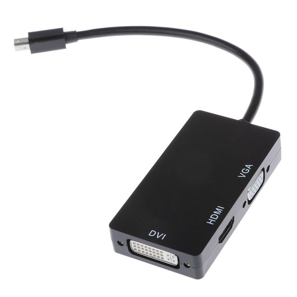 3 In1 Mini DP To DVI VGA HDMI TV Adapter Cable For Apple IMac MacBook
3 In1 Mini DP To DVI VGA HDMI TV Adapter Cable For Apple IMac MacBook