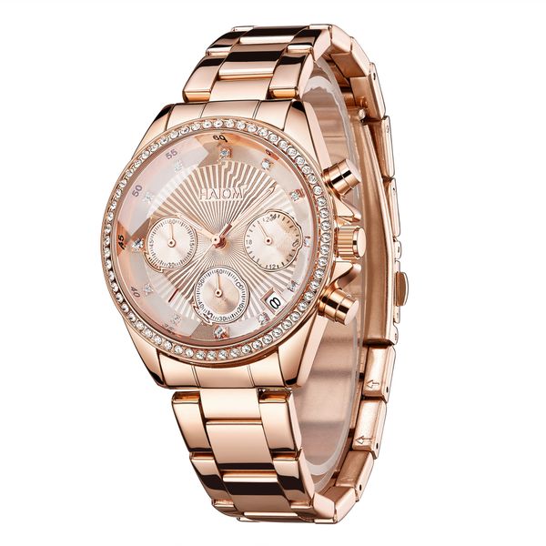 fashion new six-needle calendar clock manufacturers wholesale bezel set rhinestones steel belt ladies watch gift bracelet, Slivery;brown
fashion new six-needle calendar clock manufacturers wholesale bezel set rhinestones steel belt ladies watch gift bracelet, Slivery;brown