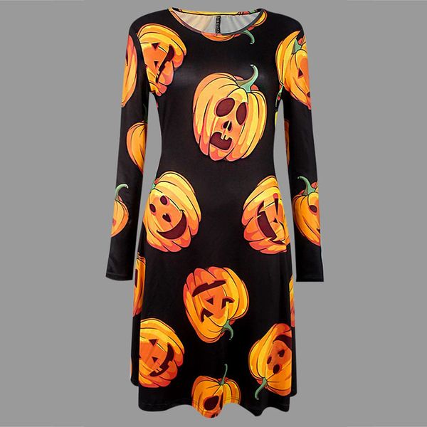 2018 fashion summer dress female women halloween pumpkin long sleeve casual evening party dress elbise robe vestidos, Black;gray
2018 fashion summer dress female women halloween pumpkin long sleeve casual evening party dress elbise robe vestidos, Black;gray