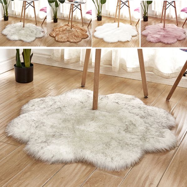 artificial home decoration winter plum blossom shape imitated wool imitation wool carpet long plush rug hairy floor mat
artificial home decoration winter plum blossom shape imitated wool imitation wool carpet long plush rug hairy floor mat