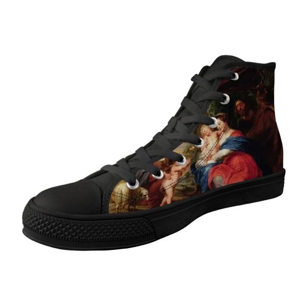 vintage style men shoes high black canvas vulcanized shoes for male lace-up sneakers myth painting print peter paul rubens
vintage style men shoes high black canvas vulcanized shoes for male lace-up sneakers myth painting print peter paul rubens