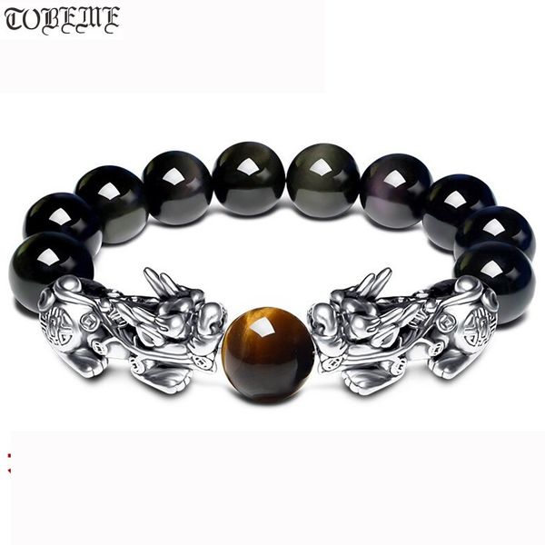 3d 999 silver pixiu beads bracelet obsidian tiger eye beaded wealth pixiu bracelet fengshui good luck bracelet, Golden;silver
3d 999 silver pixiu beads bracelet obsidian tiger eye beaded wealth pixiu bracelet fengshui good luck bracelet, Golden;silver