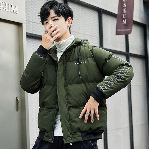 men's down & parkas clothes male 2021 winter loose coat trend thickening handsome bread serve cotton-padded jacket man cotton, Black
men's down & parkas clothes male 2021 winter loose coat trend thickening handsome bread serve cotton-padded jacket man cotton, Black