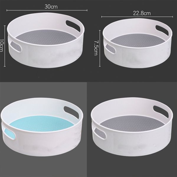 new multifunctional non-slip rotating storage tray abs cosmetic storage holder kitchen tray deskfruit dish
new multifunctional non-slip rotating storage tray abs cosmetic storage holder kitchen tray deskfruit dish