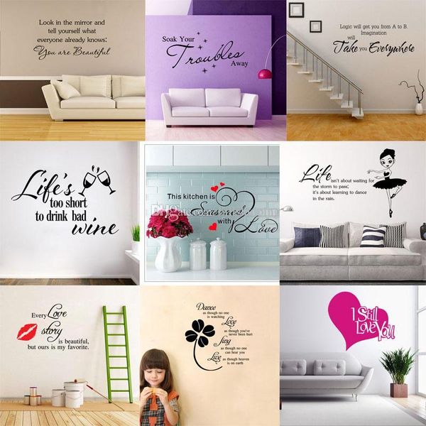 new removable vinyl lettering quote wall decals home decor sticker mordern art mural for kids nursery living room
new removable vinyl lettering quote wall decals home decor sticker mordern art mural for kids nursery living room
