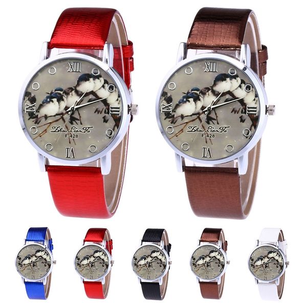 zhoulianfa pu leather strap quartz watch personality dial pattern watch, Slivery;brown
zhoulianfa pu leather strap quartz watch personality dial pattern watch, Slivery;brown