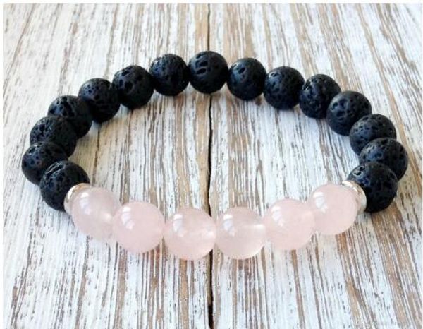 rose quartz lava yoga bracelet healing crystals wrist mala beads chakra jewelry natural stone womens yoga bracelet gd, Black
rose quartz lava yoga bracelet healing crystals wrist mala beads chakra jewelry natural stone womens yoga bracelet gd, Black