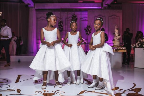 high low flower girl dresses for weddings little girl lace custom made first communication dress african girl pageant gowns big bow, White;blue
high low flower girl dresses for weddings little girl lace custom made first communication dress african girl pageant gowns big bow, White;blue