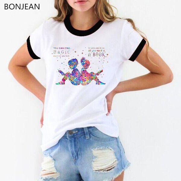 watercolor reader kids print t shirt women harajuku kawaii tee shirt femme white o-neck short sleeve t-shirt female streetwear
watercolor reader kids print t shirt women harajuku kawaii tee shirt femme white o-neck short sleeve t-shirt female streetwear