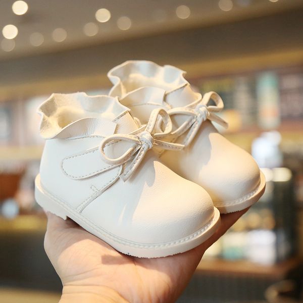 claladoudou 12-16cm brand early winter boots with velvet inner cute bowtie princess baby girls first birthday party shoes y200404, Black;grey
claladoudou 12-16cm brand early winter boots with velvet inner cute bowtie princess baby girls first birthday party shoes y200404, Black;grey