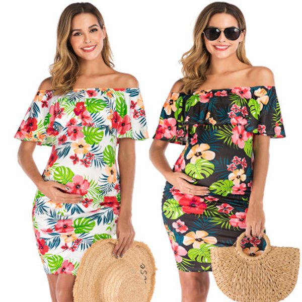the new one-line collar loose lace short-sleeved printed maternity dress pregnancy dress maternity dresses for p shoot, White
the new one-line collar loose lace short-sleeved printed maternity dress pregnancy dress maternity dresses for p shoot, White