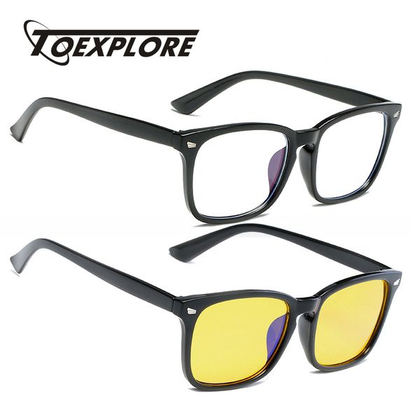 toexplore women men anti blue light ray optical glasses goggles gaming eyewear frame for computer vintage myopia reading, Black
toexplore women men anti blue light ray optical glasses goggles gaming eyewear frame for computer vintage myopia reading, Black