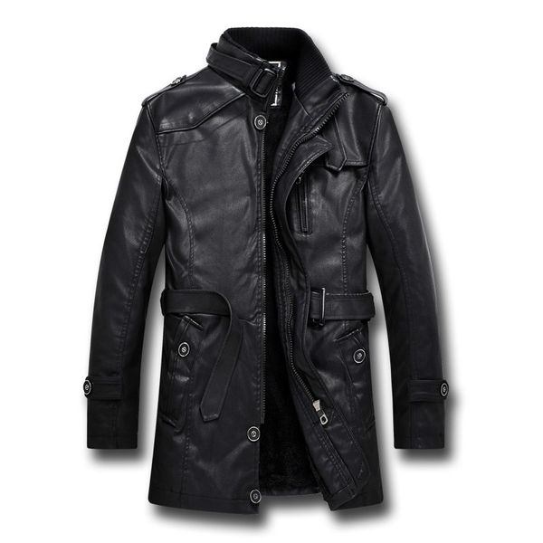 pu leather jackets for men faux leather bomer jacket thick polyester full sleeve regular long style coats, Black
pu leather jackets for men faux leather bomer jacket thick polyester full sleeve regular long style coats, Black