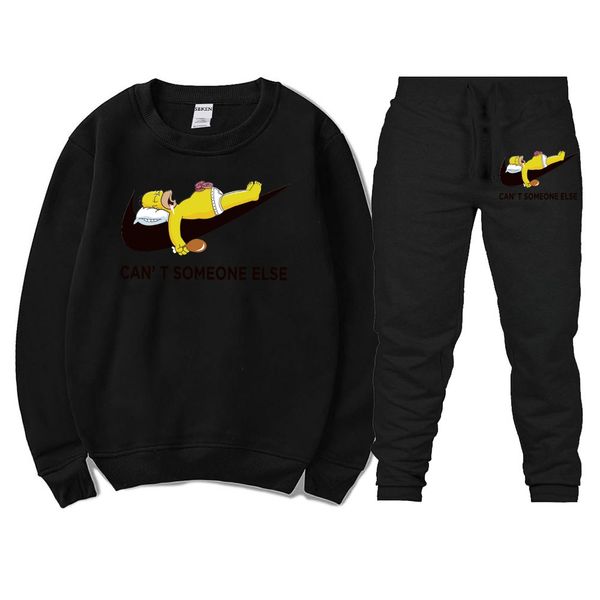 2019 fashion skateboard print tracksuit men hoodies+pants male/female winter autumn sportswear set casual sporting suit, Black 
2019 fashion skateboard print tracksuit men hoodies+pants male/female winter autumn sportswear set casual sporting suit, Black