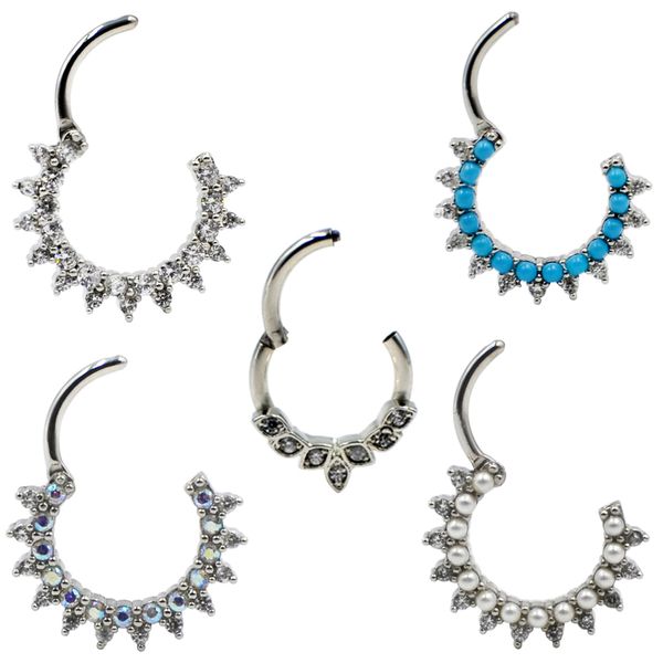 1pc cz zircon steel septum clicker hoop ring nose labret ear tragus cartilage daith helix earring stud new body piercing jewelry, Slivery;golden
1pc cz zircon steel septum clicker hoop ring nose labret ear tragus cartilage daith helix earring stud new body piercing jewelry, Slivery;golden
