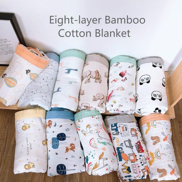 wide-brimmed eight-layer bamboo cotton muslin gauze baby blanket baby autumn winter quilt newborn cartoon soft bath towel
wide-brimmed eight-layer bamboo cotton muslin gauze baby blanket baby autumn winter quilt newborn cartoon soft bath towel