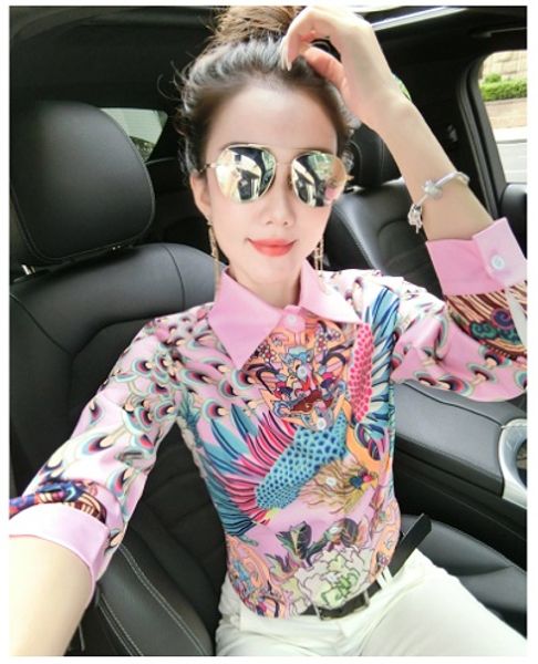 new runway printed elegant shirts spring fall women long sleeve button front lapel neck ladies designer blouse slim office button shirt, White
new runway printed elegant shirts spring fall women long sleeve button front lapel neck ladies designer blouse slim office button shirt, White