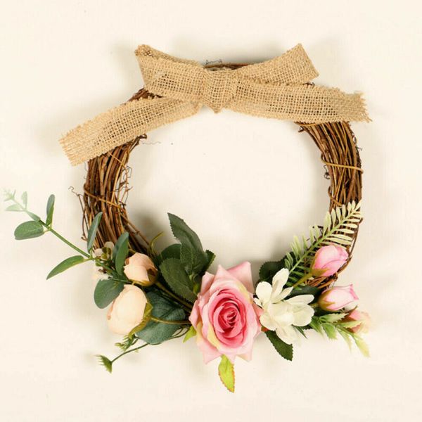 garland 25cm handmade simulation wreath artificial garland door xmas home wedding decor
garland 25cm handmade simulation wreath artificial garland door xmas home wedding decor