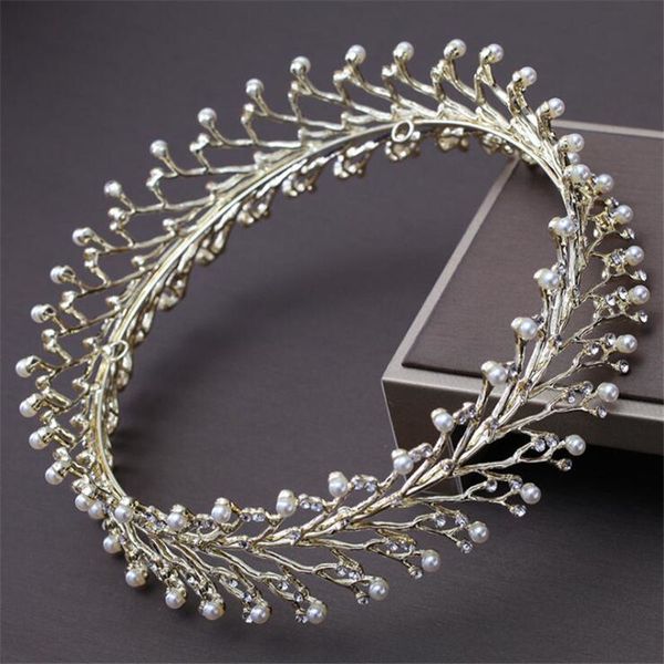 golden baroque queen king tiara crown bridal wedding pearls headdress tiaras bride crown wedding dress hair accessories, Golden;white
golden baroque queen king tiara crown bridal wedding pearls headdress tiaras bride crown wedding dress hair accessories, Golden;white