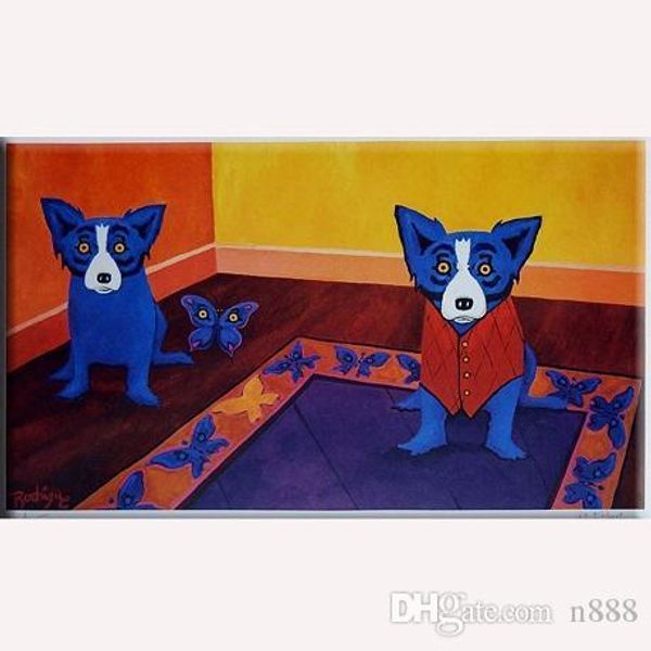 0.75-HD40x70 Lovely blue dog Handpainted & HD Print Abstract Animal Art oil painting Home Wall Decor on High Quality Canvas Multi Sizes a123
0.75-HD40x70 Lovely blue dog Handpainted & HD Print Abstract Animal Art oil painting Home Wall Decor on High Quality Canvas Multi Sizes a123