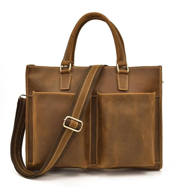 new 100% cow genuine leather business men's briefcase crazy horse male shoulder bag men's messenger tote computer bag
new 100% cow genuine leather business men's briefcase crazy horse male shoulder bag men's messenger tote computer bag