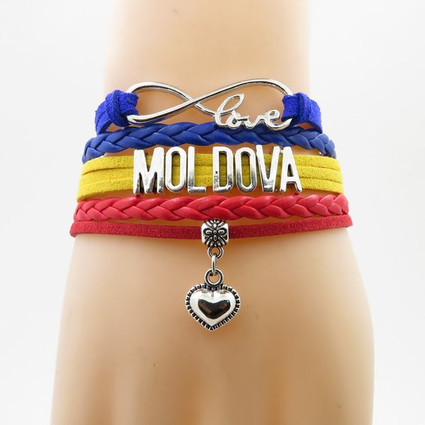 infinity love moldova bracelet heart charm bracelet love moldova country flag bracelets & bangles for woman and man jewelry, Golden;silver
infinity love moldova bracelet heart charm bracelet love moldova country flag bracelets & bangles for woman and man jewelry, Golden;silver