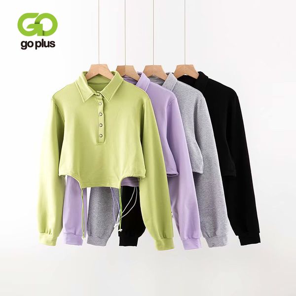 goplus sweatshirt turn down collar harajuku women's hoodies pullovers crop hoodie bluzy damskie sweat femme kleding vrouwen, Black
goplus sweatshirt turn down collar harajuku women's hoodies pullovers crop hoodie bluzy damskie sweat femme kleding vrouwen, Black
