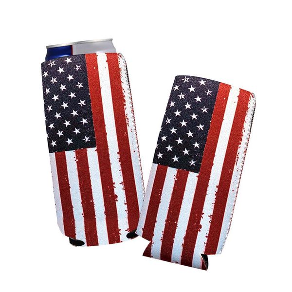 6pcs 12 oz usa flag slim can cooler insulation milk bottle cans perfect for slim cola beer insulation cover
6pcs 12 oz usa flag slim can cooler insulation milk bottle cans perfect for slim cola beer insulation cover