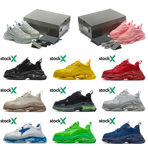 2020 luxury designer platform paris triple s casual shoes 17fw crystal bottom high fashion vintage dad chaussures trainers shoes, Black
2020 luxury designer platform paris triple s casual shoes 17fw crystal bottom high fashion vintage dad chaussures trainers shoes, Black