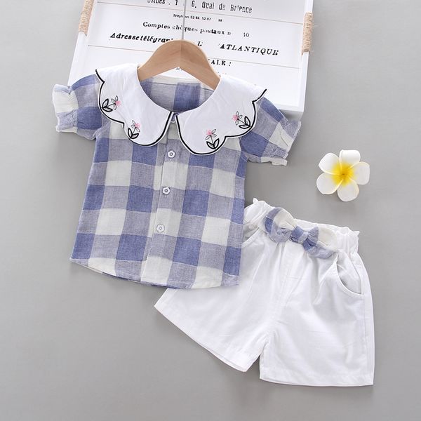 baby girls clothing sets 2020 new style summer children clothes cute plaid shirt + bow short pants 2pc kids clothes sets, White
baby girls clothing sets 2020 new style summer children clothes cute plaid shirt + bow short pants 2pc kids clothes sets, White