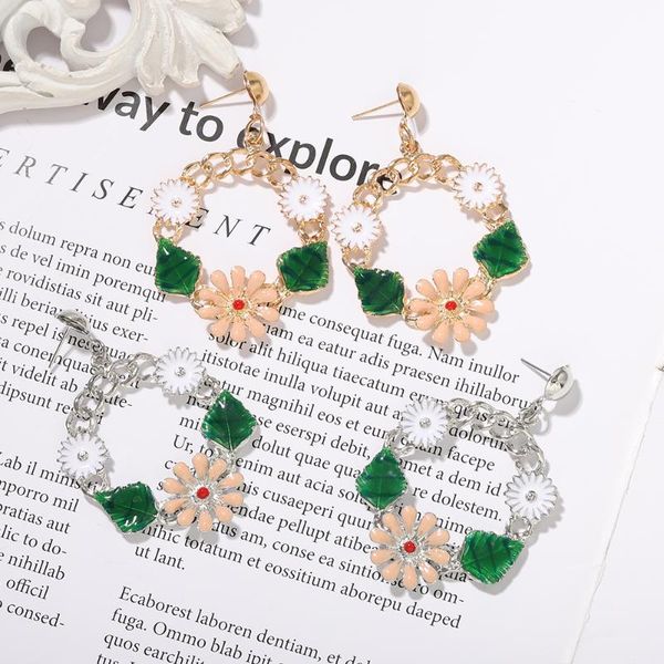2020 bohemian multi color flower drop earring summer female simulated pearl dangle earring wedding bride jewelry wholesale, Silver
2020 bohemian multi color flower drop earring summer female simulated pearl dangle earring wedding bride jewelry wholesale, Silver